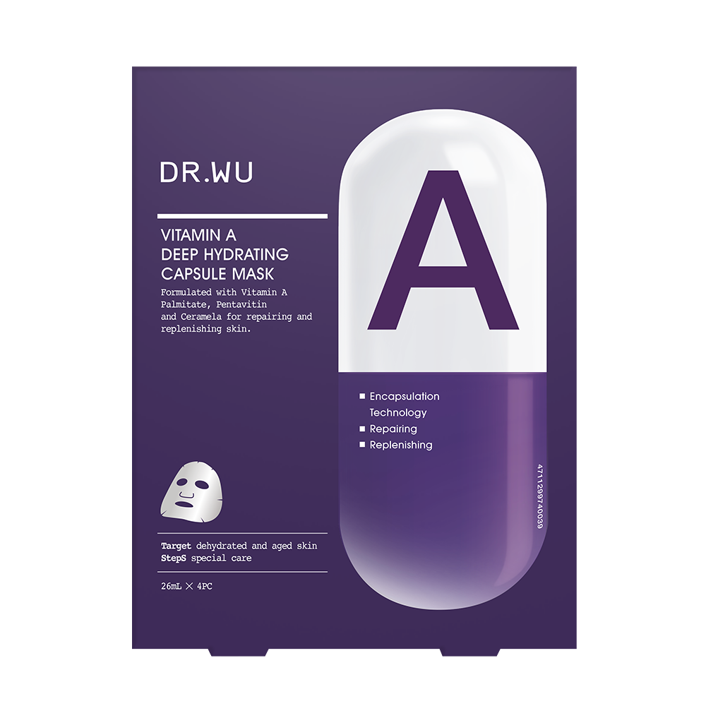 Dr.Wu 維他命A保濕修復膠囊面膜4入