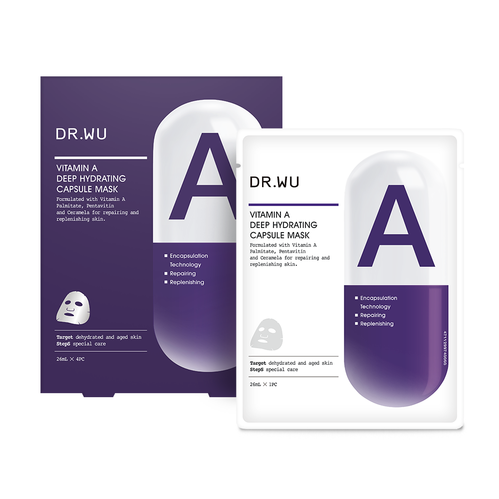 Dr.Wu 維他命A保濕修復膠囊面膜4入
