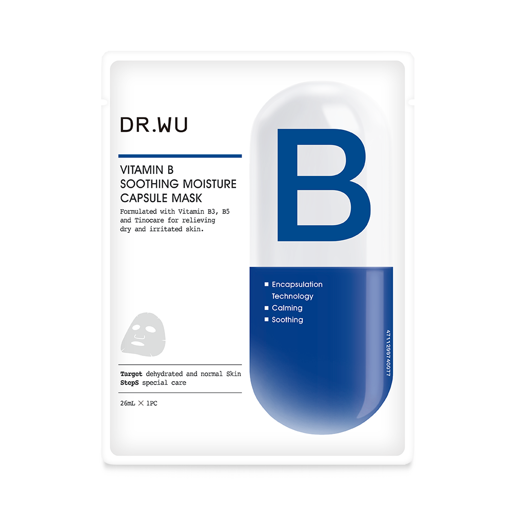 Dr.Wu 維他命B保濕舒緩膠囊面膜4入