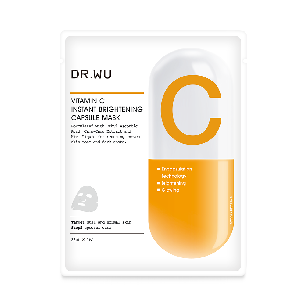 Dr.Wu 維他命C瞬效亮白膠囊面膜4入