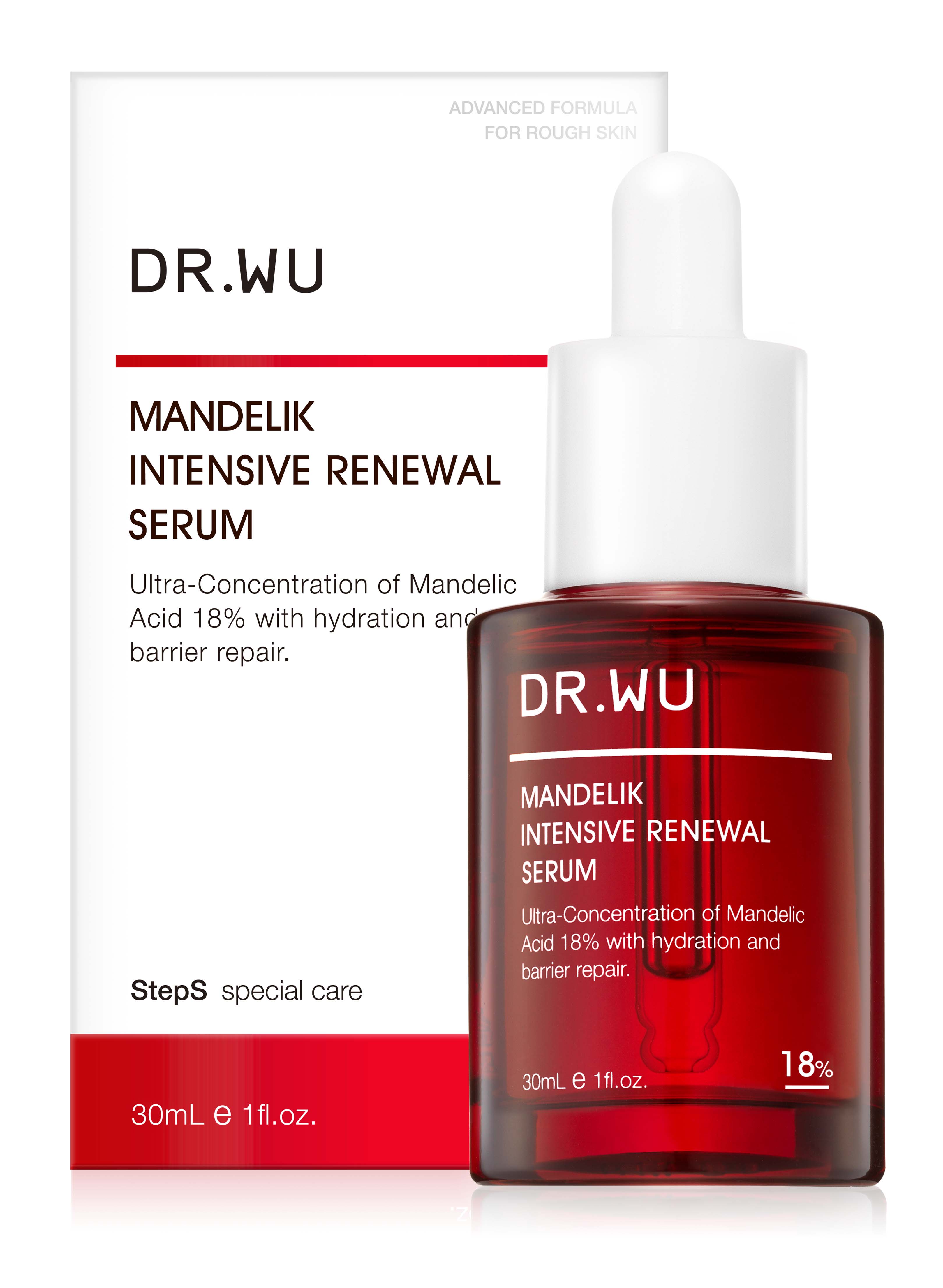DR.WU 杏仁酸亮白煥膚精華 18% 30ML