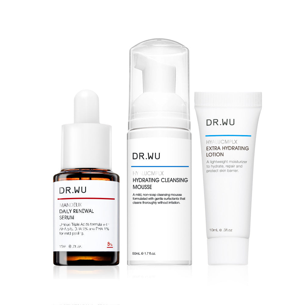 Dr.Wu Mandelik daily renewal &amp; hydration bonus set